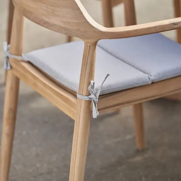 6-Seater Outdoor Dining Set - Natural, Teak