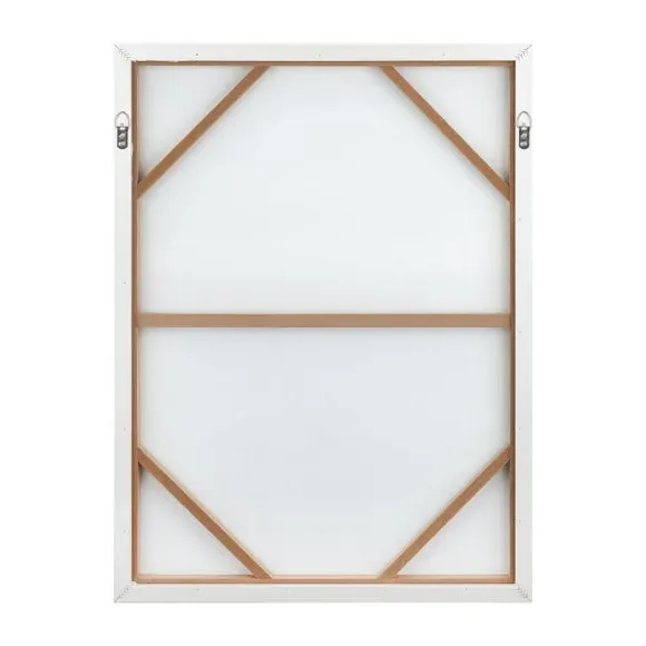 Abstract Framed Canvas - Blue