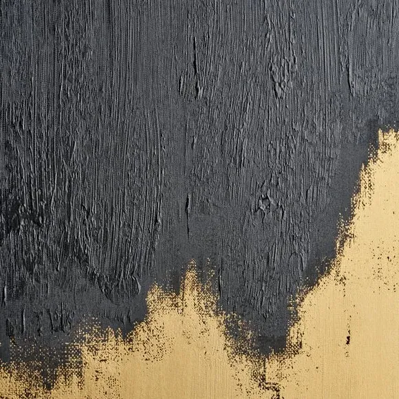 Abstract Frameless Canvas - Black, Canvas