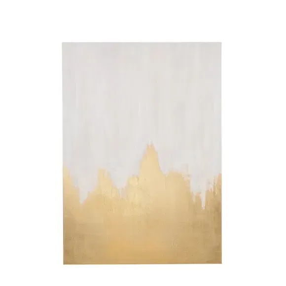 Abstract Frameless Canvas - White, Canvas