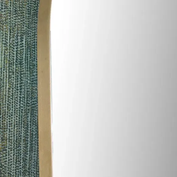 Arched Full Length Leaner Mirror - Gold, Metal