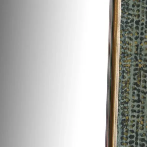 Arched Full Length Leaner Mirror - Gold, Metal