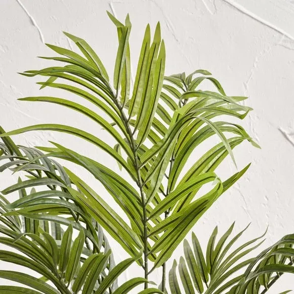 Artificial Areca Palm Plant - Grey Pot