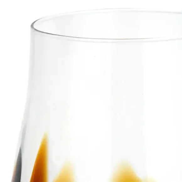 Bell Vase with Ombre Finish - Pecan, Glass