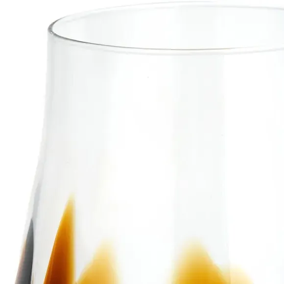 Bell Vase with Ombre Finish - Pecan, Glass