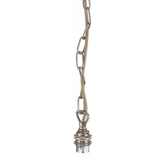Chain Ceiling Light - Antique Brass, Metal