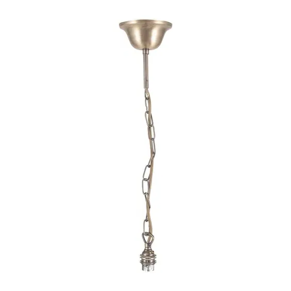 Chain Ceiling Light - Antique Brass, Metal image