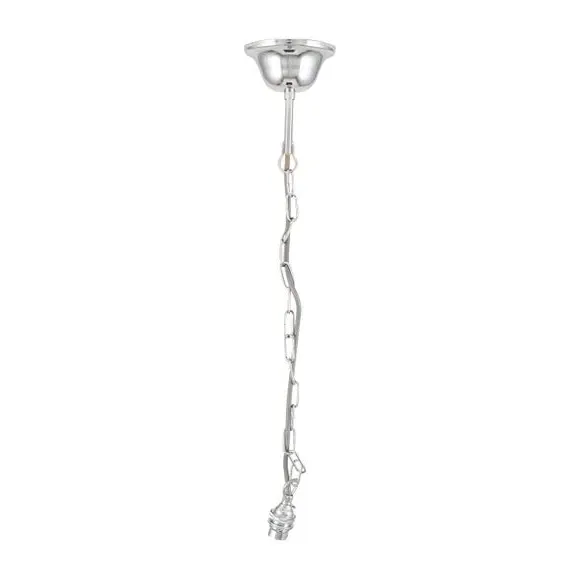 Chain Ceiling Light - Chrome, Metal