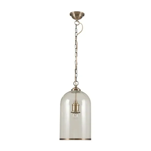 Cloche Pendant Light - Gold, Blown Glass image