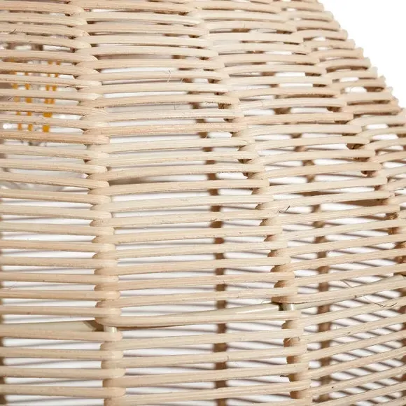 Cloche Pendant Shade Easy Fit - Natural, Rattan