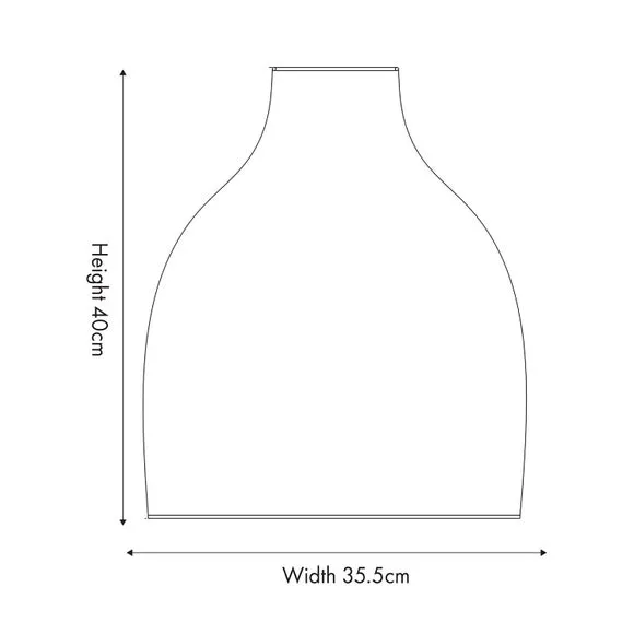 Cloche Pendant Shade Easy Fit - Natural, Rattan