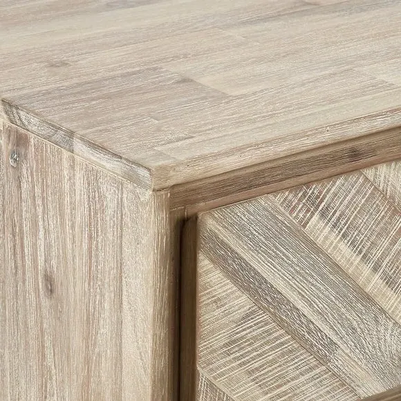 Coffee Table with Storage - Natural, Acacia Wood