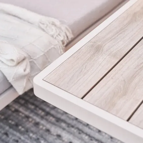 Corner Seating Set with Adjustable Table - Latte