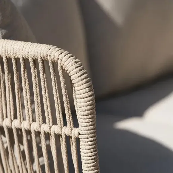 Corner Seating Set with Table - Latte, Acacia