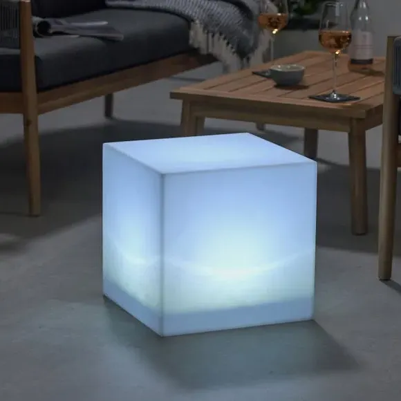 Cube LED Table Lamp Rechargeable - Multicolor image