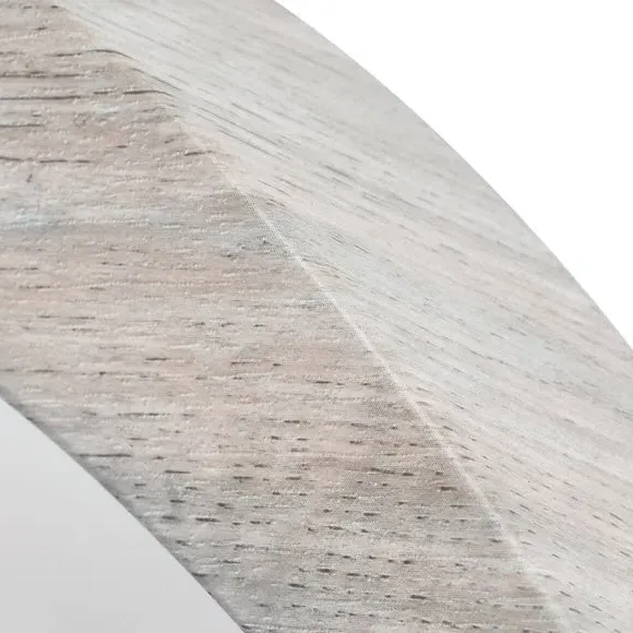 Curved Wall Mirror - Grey Oak, Wood Veneer