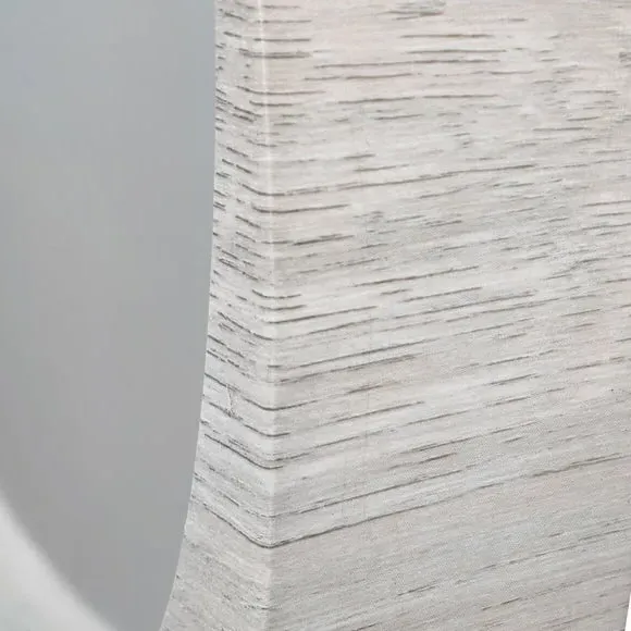 Curved Wall Mirror - Grey Oak, Wood Veneer