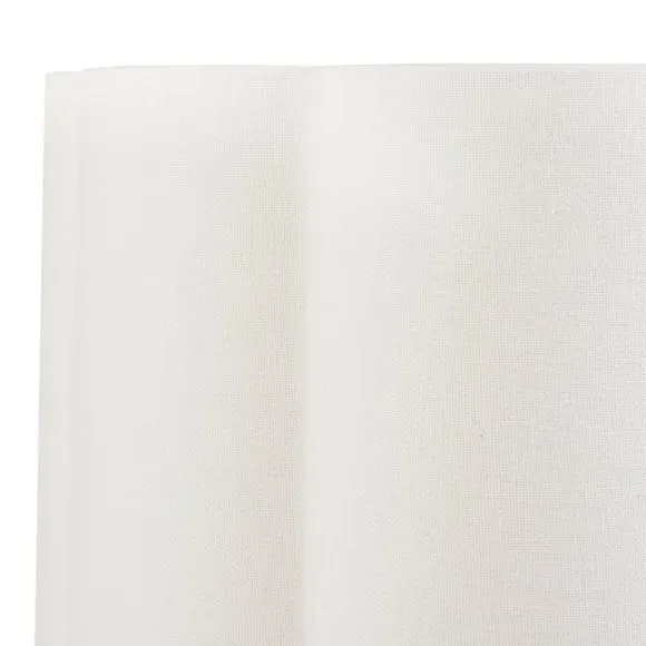 Cylinder Lamp Shade Scalloped - White, Cotton