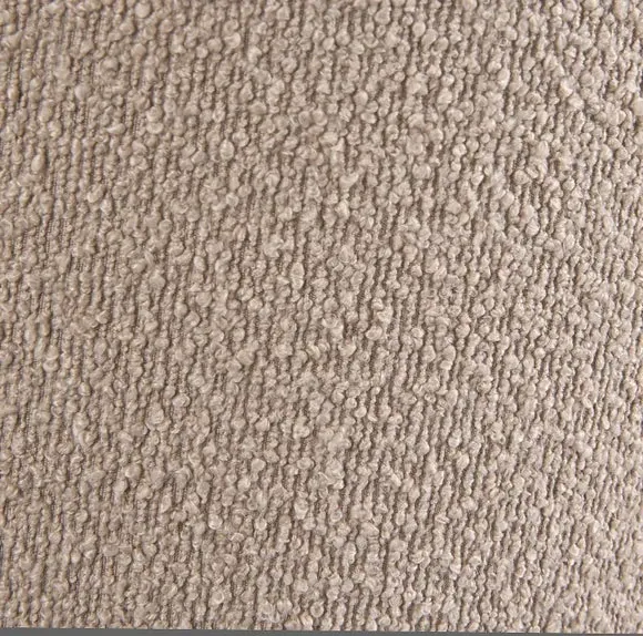 Cylinder Lamp Shade with Texture - Taupe, Boucle