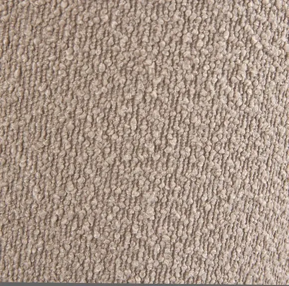 Cylinder Lamp Shade with Texture - Taupe, Boucle