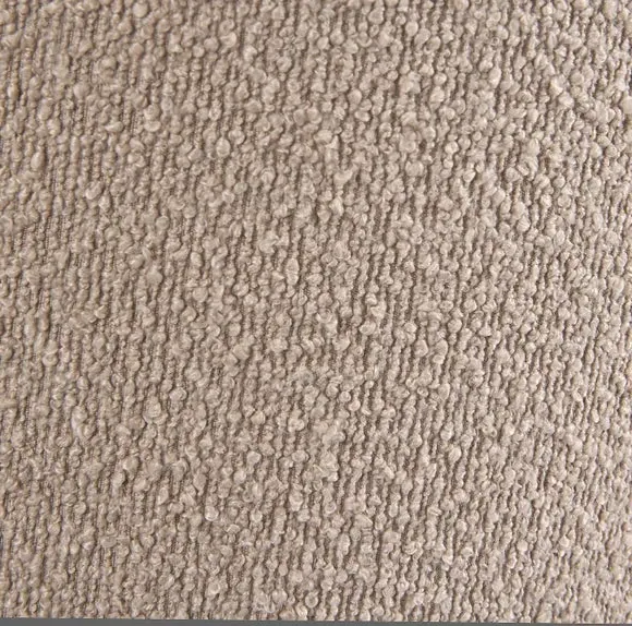 Cylinder Lamp Shade with Texture - Taupe, Boucle