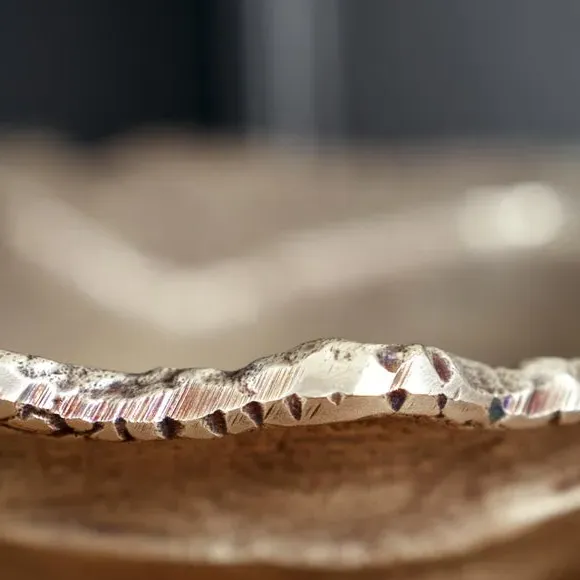 Decorative Bowl with Cut-Outs - Silver, Metal