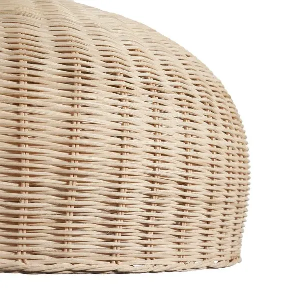 Dome Pendant Shade Easy Fit - Natural, Rattan