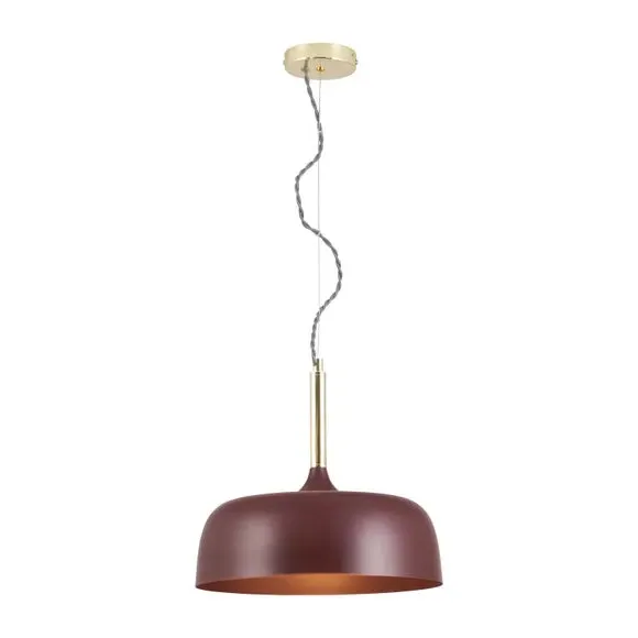 Domed Pendant Light - Mulberry, Metal