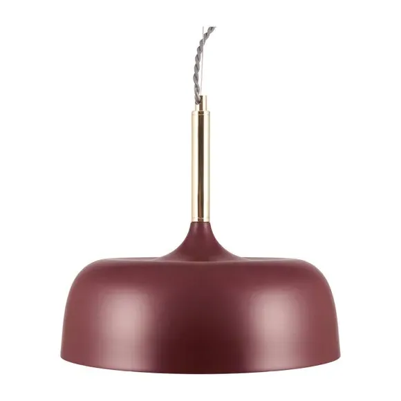Domed Pendant Light - Mulberry, Metal