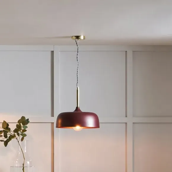 Domed Pendant Light - Mulberry, Metal image