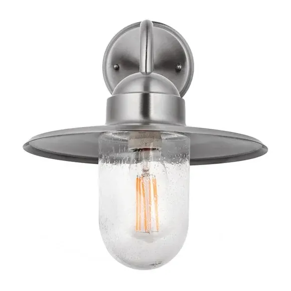 Fisherman Outdoor Wall Light - Silver, Steel