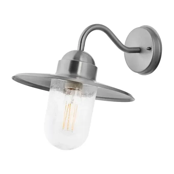 Fisherman Outdoor Wall Light - Silver, Steel