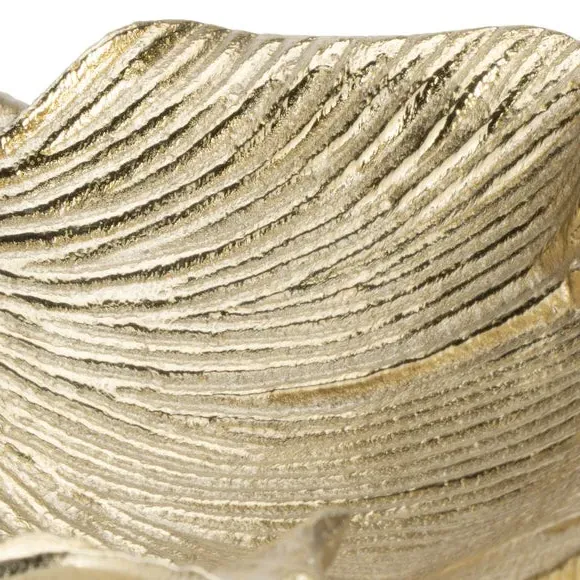 Gingko Leaf Trinket Dish - Gold, Aluminium
