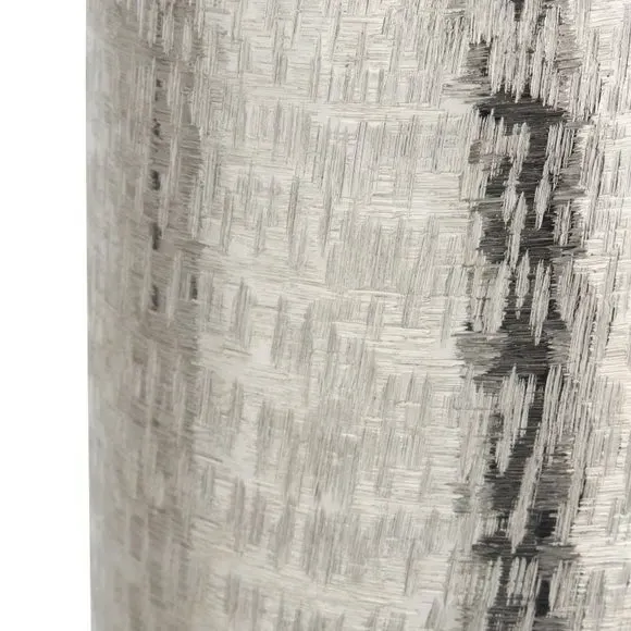 Hammered Metal Vase - Silver, Aluminium