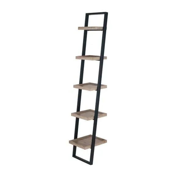 Ladder Shelving Unit - Natural, Wood Effect