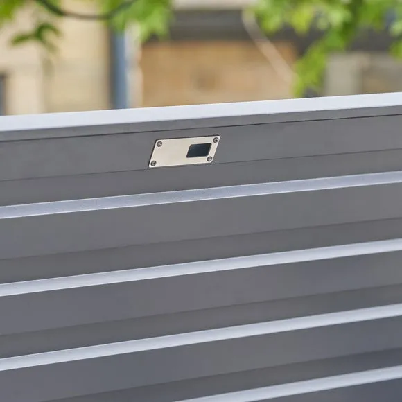 Large Cushion Box with Gas Lift - Anthracite, Steel