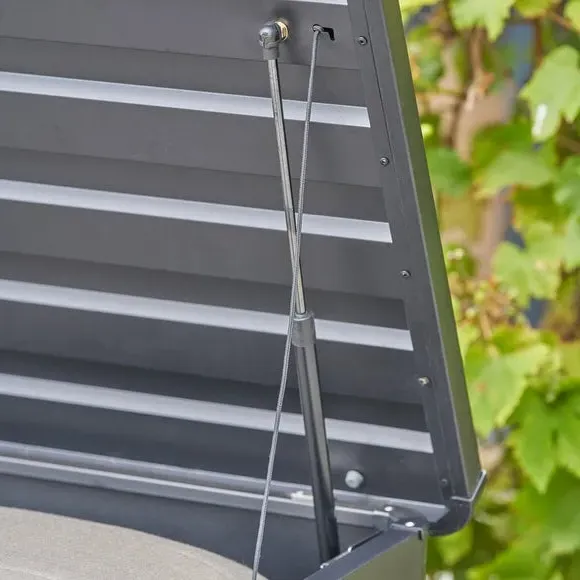 Large Cushion Box with Gas Lift - Anthracite, Steel