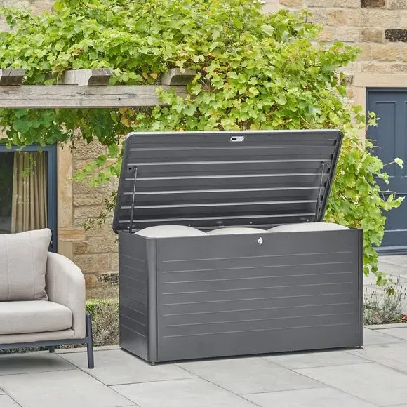 Large Cushion Box with Gas Lift - Anthracite, Steel image