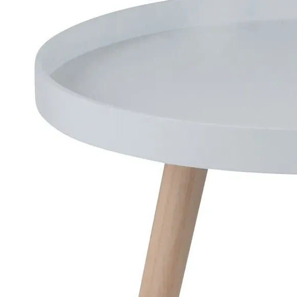 Large Side Table - Grey, Pine Wood