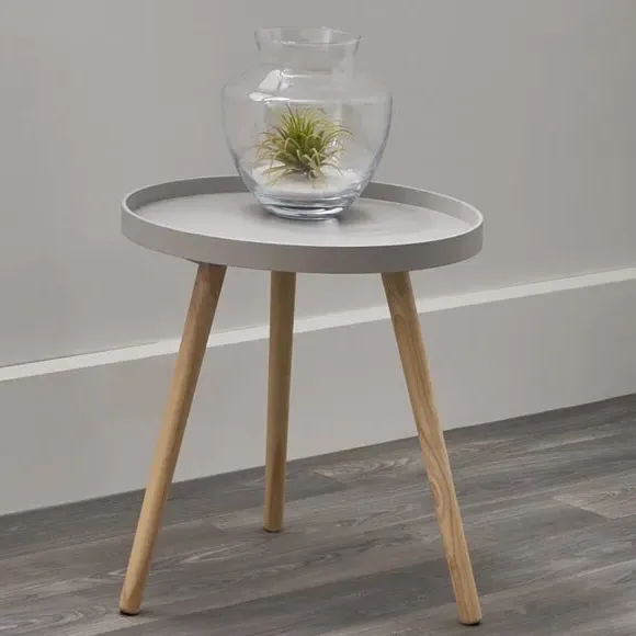 Large Side Table - Grey, Pine Wood