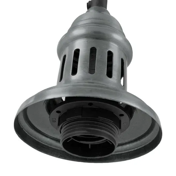 Metal Ceiling Fitting for Pendants - Silver