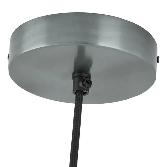 Metal Ceiling Fitting for Pendants - Silver