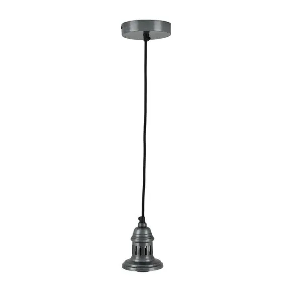 Metal Ceiling Fitting for Pendants - Silver image