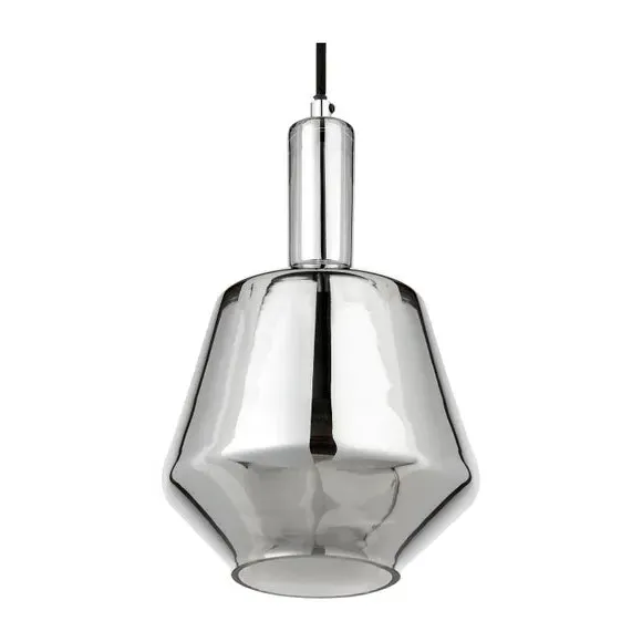 Pendant Light with Adjustable Height - Grey, Glass