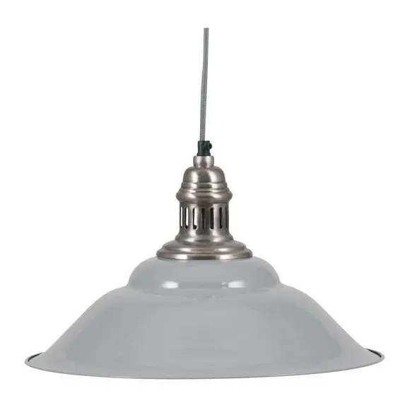 Pendant Light with Adjustable Height - Silver, Metal