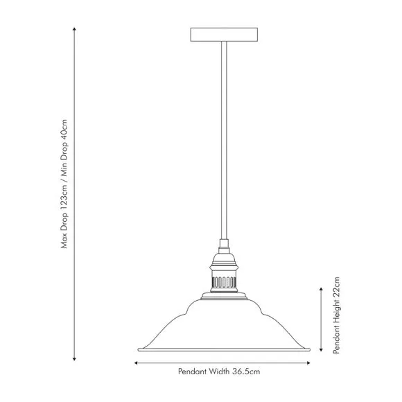 Pendant Light with Adjustable Height - Silver, Metal