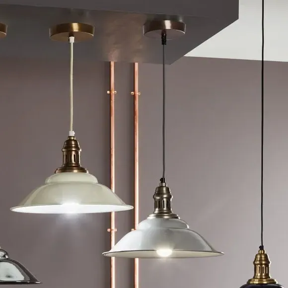 Pendant Light with Adjustable Height - Silver, Metal image