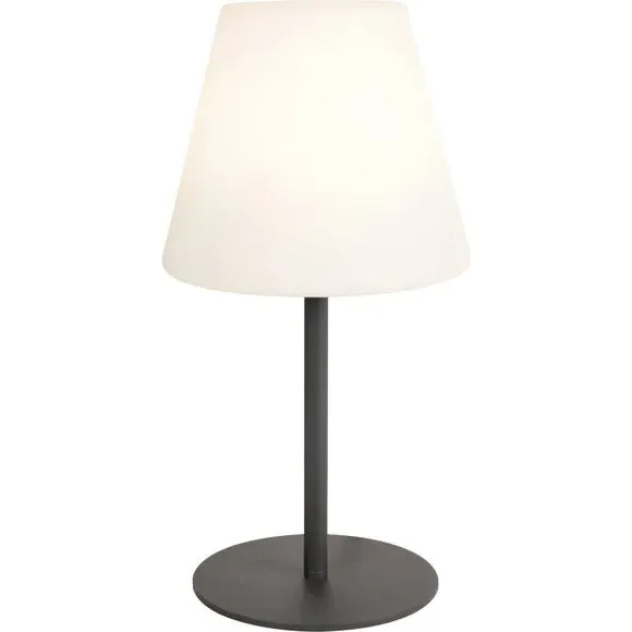 Rechargeable LED Table Lamp - Grey, Outdoor