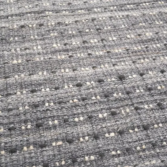 Rectangle Indoor Outdoor Rug - Grey, Polyester