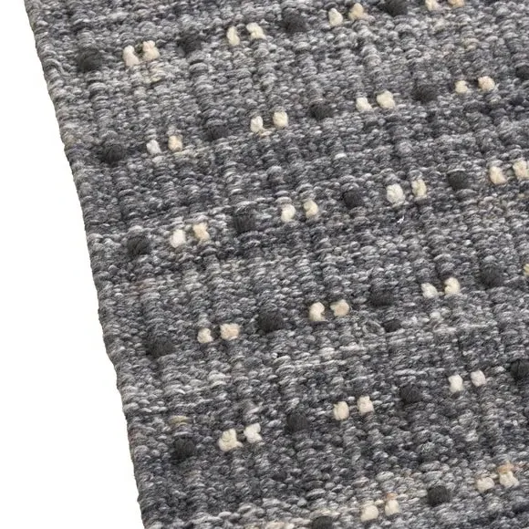 Rectangle Indoor Outdoor Rug - Grey, Polyester
